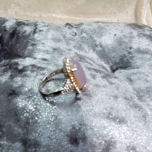 Luxury Taro Crystal Rose Ring - Picture 7 of 9